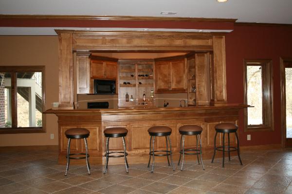 Home wood bar